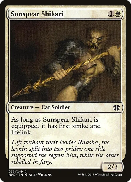 Shikari lancesoleil, carte Magic MM2 35 — extension Modern Masters 2015