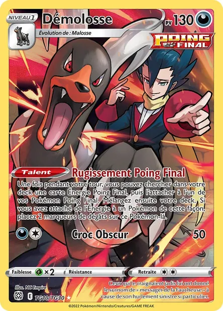 Démolosse, carte Pokémon BRS TG10 — extension Stars Étincelantes