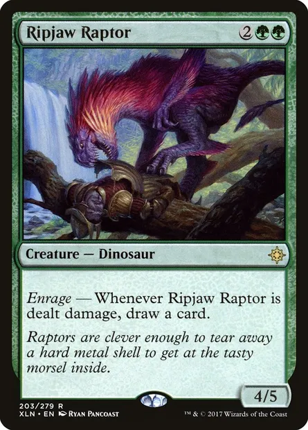 Ripjaw Raptor, Magic card XLN 203 — Ixalan set