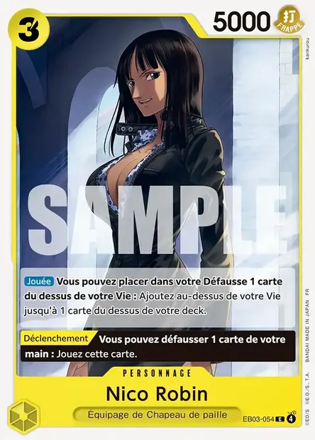 Nico Robin, carte One Piece EB03-054 — extension ONE PIECE HEROINES EDITION