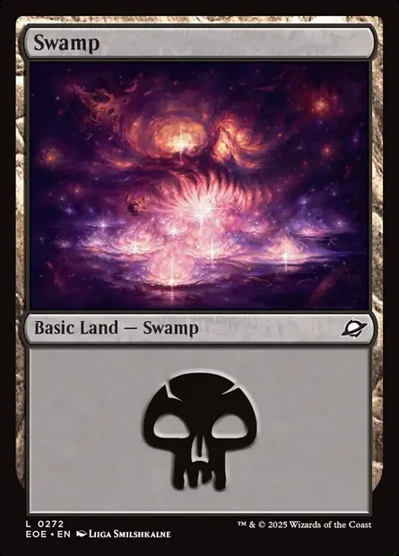 Swamp, Magic card EOE 272 — Edge of Eternities set