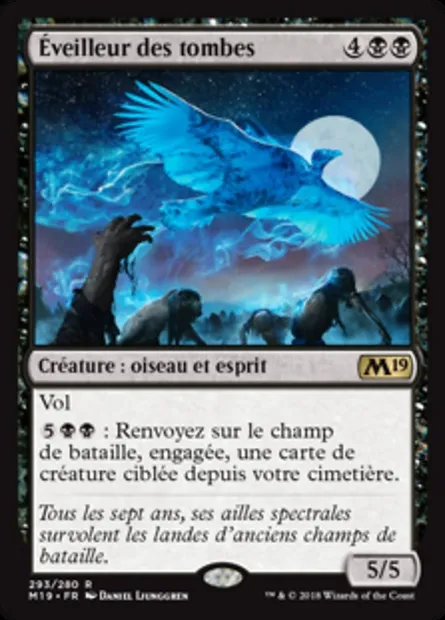 Éveilleur des tombes, carte Magic M19 293 — extension Core Set 2019