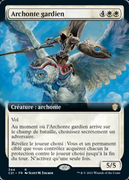 Archonte gardien, carte Magic C21 344 — extension Commander 2021