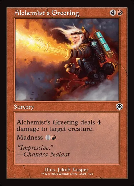 Alchemist's Greeting, Magic card INR 393 — Innistrad Remastered set