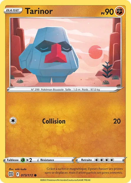 Tarinor, carte Pokémon BRS 073 — extension Stars Étincelantes