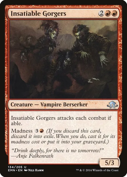 Insatiable Gorgers, Magic card EMN 134 — Eldritch Moon set
