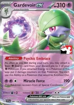 Gardevoir ex, Pokémon card PPS 086-2 — Play! Pokémon Prize Pack Series set