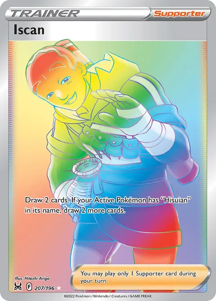 Iscan, Pokémon card LOR 207 — Lost Origin set