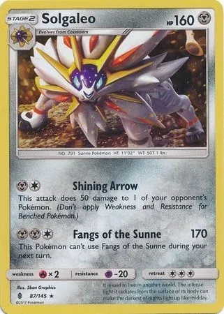 Solgaleo, Pokémon card TDX 087 — Theme Deck & Blisters Exclusives set