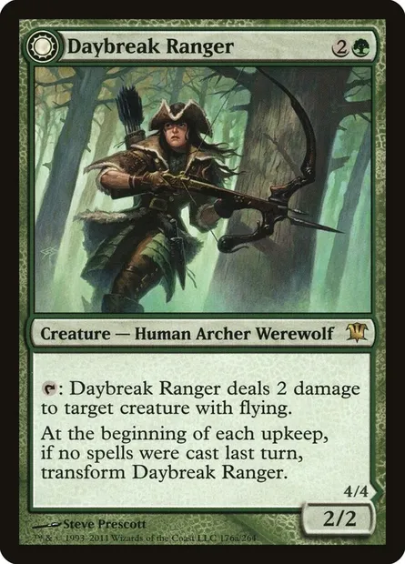 Daybreak Ranger // Nightfall Predator, Magic card ISD 176 — Innistrad set