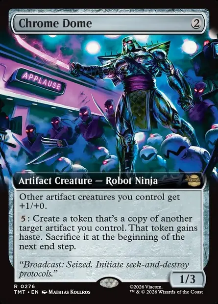 Chrome Dome, Magic card TMT 276 — Teenage Mutant Ninja Turtles set