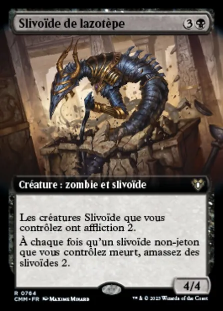 Slivoïde de lazotèpe, carte Magic CMM 764 — extension Commander Masters