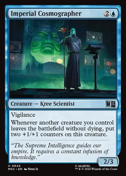 Imperial Cosmographer, Magic card MSC 624 — Marvel Super Heroes Commander set