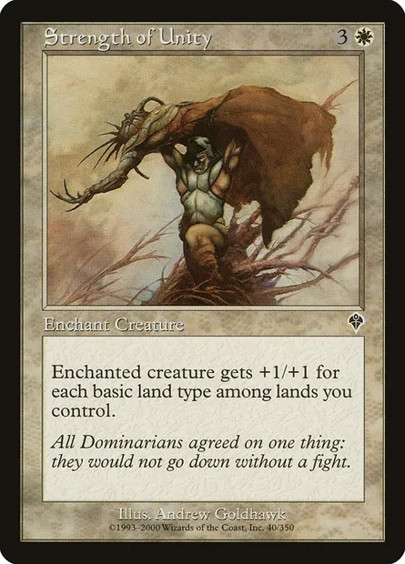 Strength of Unity, Magic card INV 40 — Invasion set