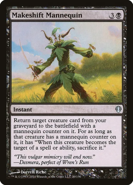 Makeshift Mannequin, Magic card ARC 20 — Archenemy set