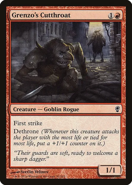 Grenzo's Cutthroat, Magic card CNS 32 — Conspiracy set