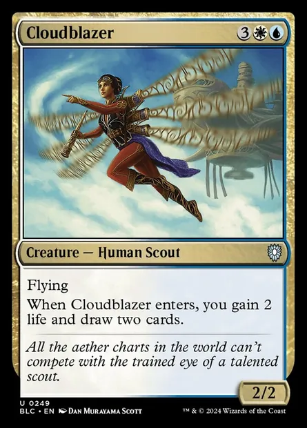 Cloudblazer, Magic card BLC 249 — Bloomburrow Commander set
