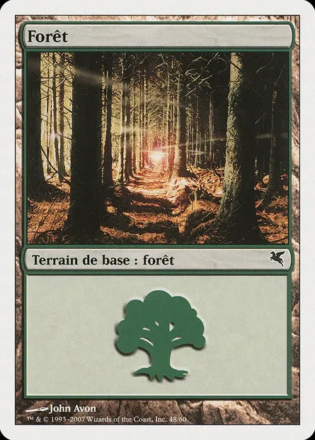 Forêt, carte Magic PSAL D48 — extension Salvat 2005