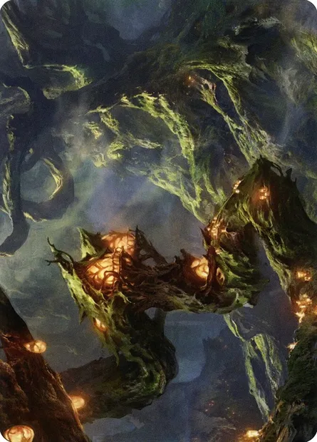 Forest // Forest, Magic card ASTX 50 — Strixhaven Art Series set
