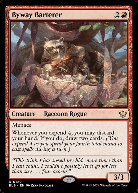 Byway Barterer, Magic card BLB 129 — Bloomburrow set