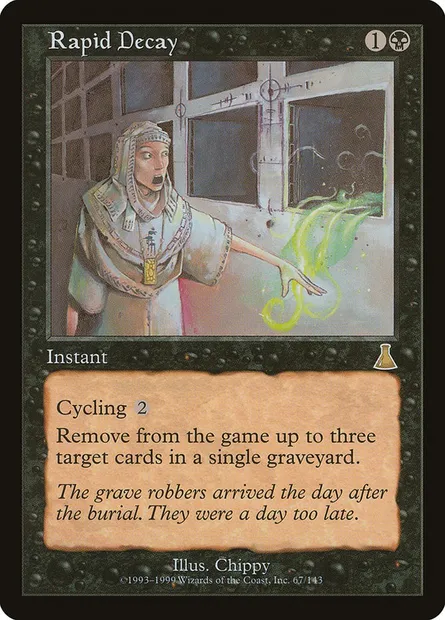 Décomposition Rapide, carte Magic UDS 67 — extension Destinée d'Urza