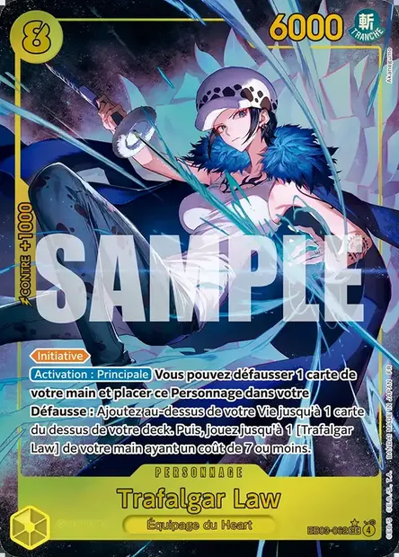 Trafalgar Law, carte One Piece EB03-062 — extension ONE PIECE HEROINES EDITION