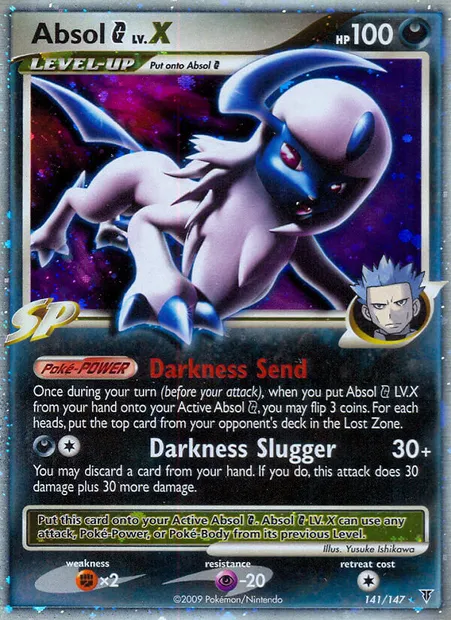 Absol G LV.X, Pokémon card SV 141 — Supreme Victors set