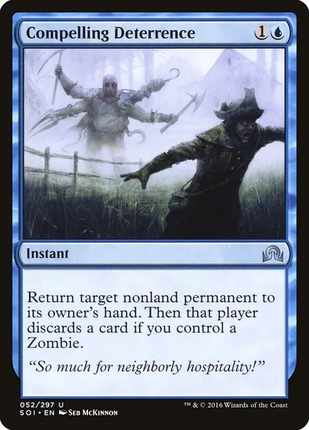 Compelling Deterrence, Magic card SOI 52 — Shadows over Innistrad set