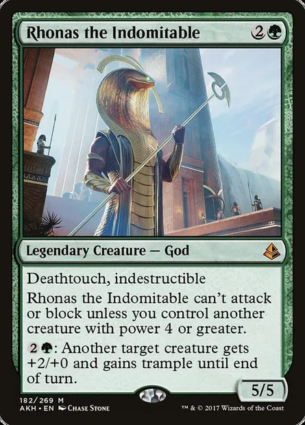 Rhonas the Indomitable, Magic card AKH 182 — Amonkhet set