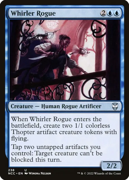 Whirler Rogue, Magic card NCC 238 — New Capenna Commander set