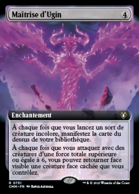 Maîtrise d'Ugin, carte Magic CMM 751 — extension Commander Masters