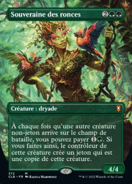 Souveraine des ronces, carte Magic CLB 372 — extension Commander Légendes : la bataille de la Porte de Baldur