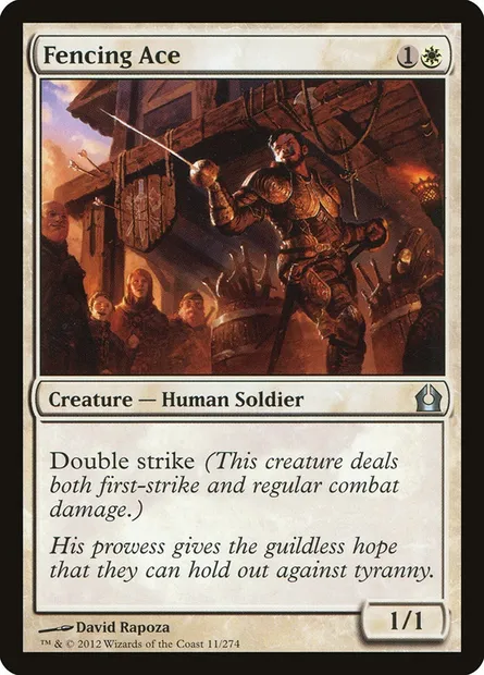 Fencing Ace, Magic card RTR 11 — Return to Ravnica set