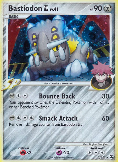 Bastiodon GL, Pokémon card RR 2 — Rising Rivals set