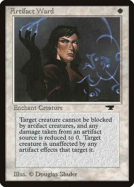 Artifact Ward, Magic card ATQ 3 — Antiquities set