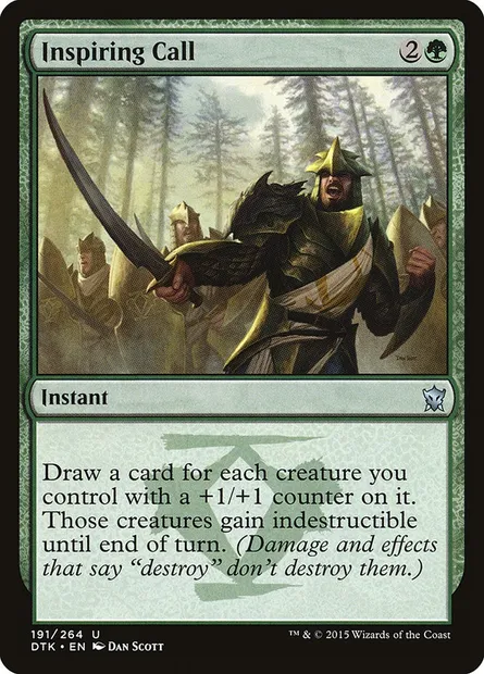 Inspiring Call, Magic card DTK 191 — Dragons of Tarkir set