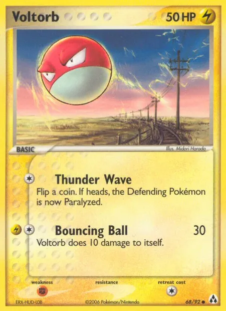 Voltorb, Pokémon card LM 68 — Legend Maker set