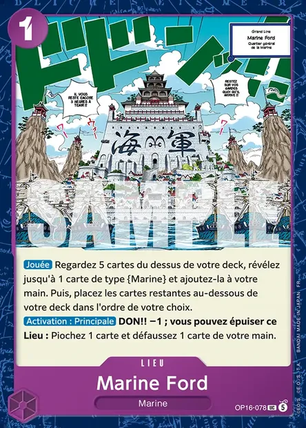 Marine Ford, carte One Piece OP16-078 — extension L'HEURE DE LA BATAILLE DÉCISIVE