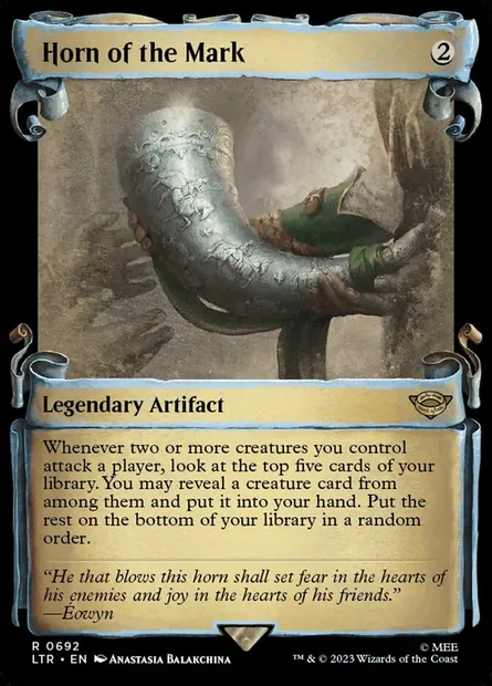 Cor de la Marche, carte Magic LTR 692 — extension Le Seigneur des Anneaux : chroniques de la Terre du Milieu