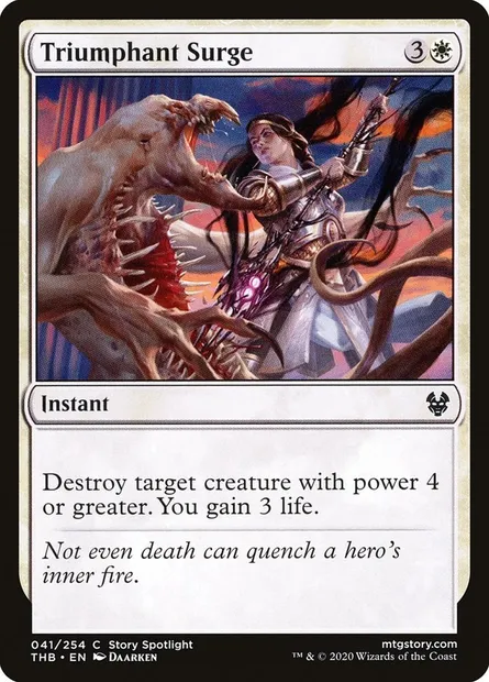 Triumphant Surge, Magic card THB 41 — Theros Beyond Death set
