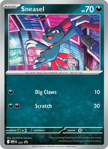 Farfuret, carte Pokémon MEP 020 — extension MEP Black Star Promos