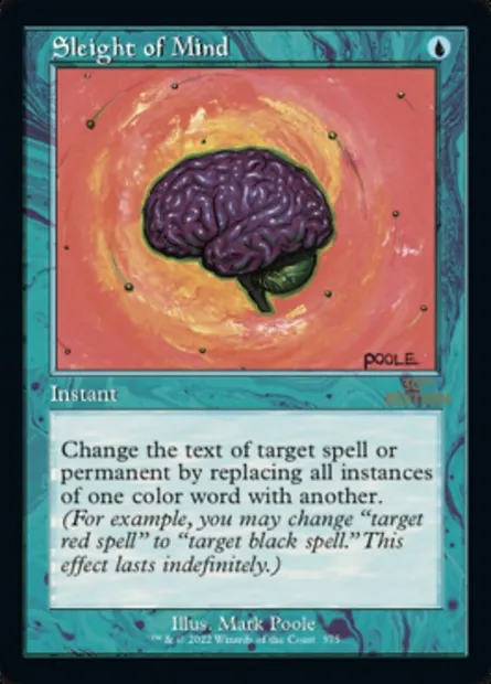 Sleight of Mind, Magic card 30A 375 — 30th Anniversary Edition set