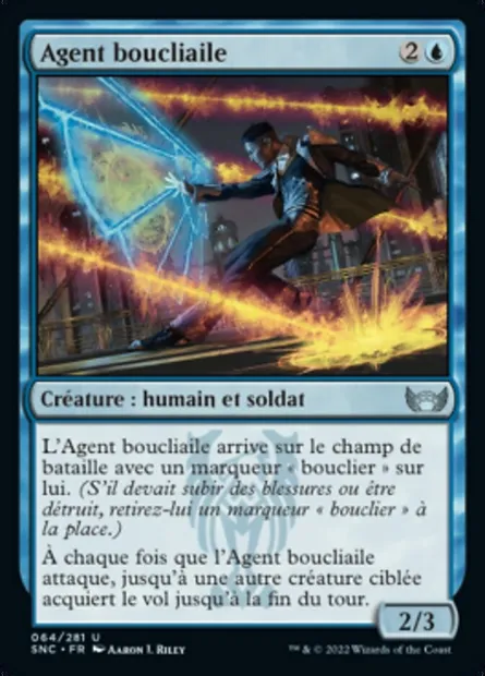 Agent boucliaile, carte Magic SNC 64 — extension Les rues de la Nouvelle-Capenna