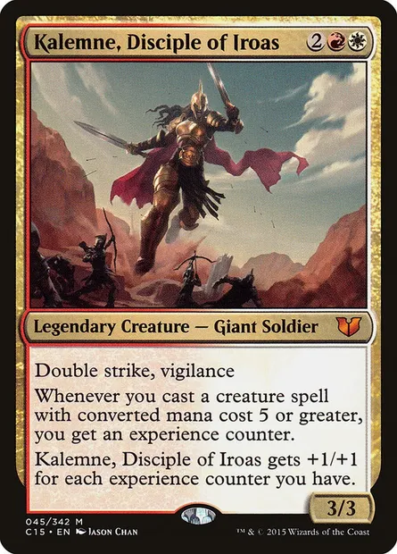 Kalemne, Disciple of Iroas, Magic card C15 45 — Commander 2015 set