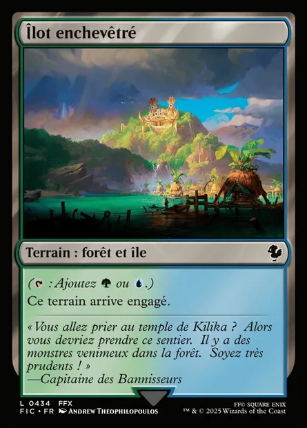 Îlot enchevêtré, carte Magic FIC 434 — extension Final Fantasy Commander