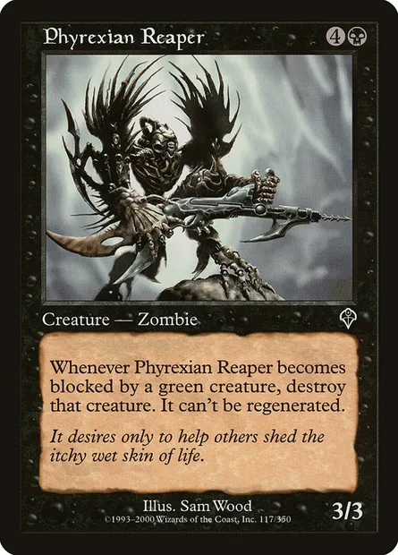 Phyrexian Reaper, Magic card INV 117 — Invasion set