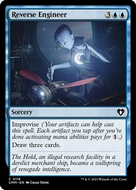 Reverse Engineer, Magic card CMM 116 — Commander Masters set