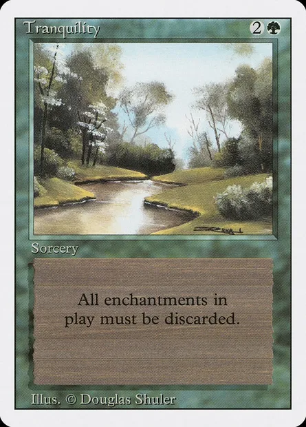 Tranquility, Magic card 3ED 221 — Revised Edition set