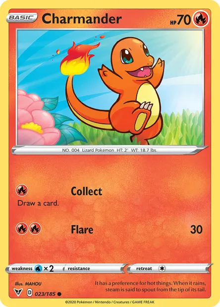 Charmander, Pokémon card VIV 23 — Vivid Voltage set