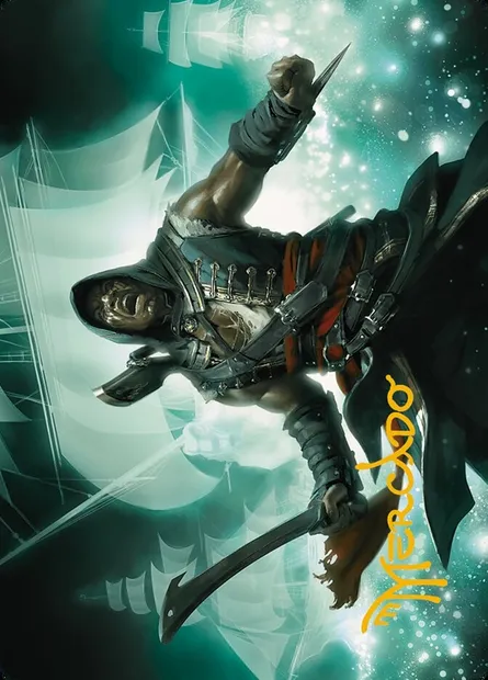 Adéwalé, Breaker of Chains // Adéwalé, Breaker of Chains, carte Magic AACR 14 — extension Assassin's Creed Art Series